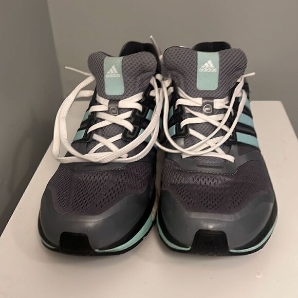 Gray & Blue Adidas Supernova Glide 6 Running Shoe - Picture 2 of 14